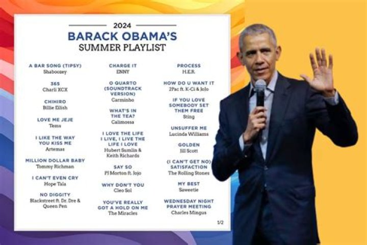 Barack Obama Unveils His Favorite Songs Of 2023 - SarkariResult