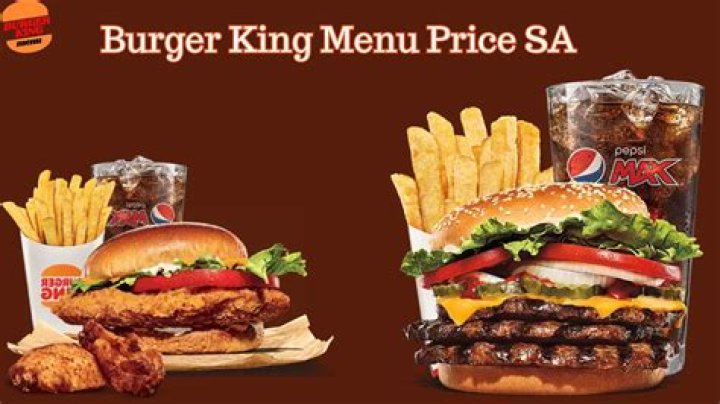 Burger King Menu and Prices - SarkariResult