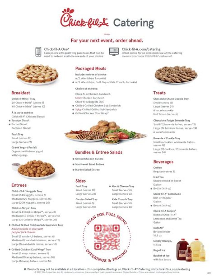 Chick-Fil-A Menu and Prices - SarkariResult