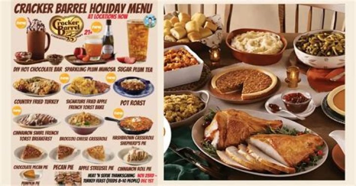 Cracker Barrel Holiday Menu and Prices - SarkariResult