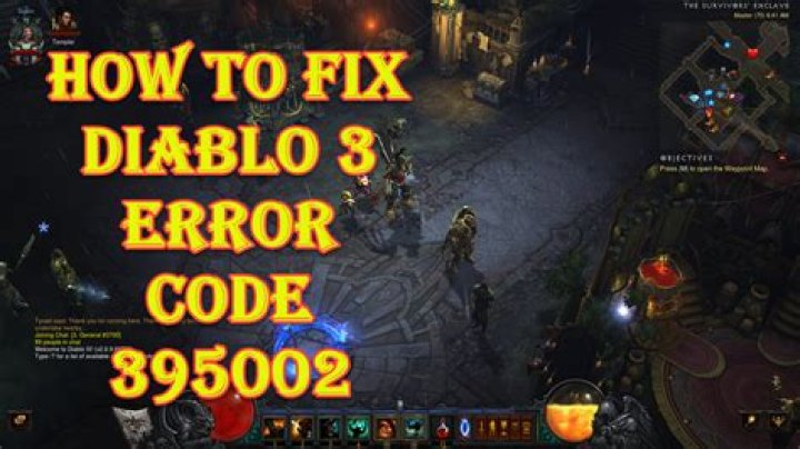 Diablo 3 Error 395002, How to Fix Diablo 3 Error 395002?