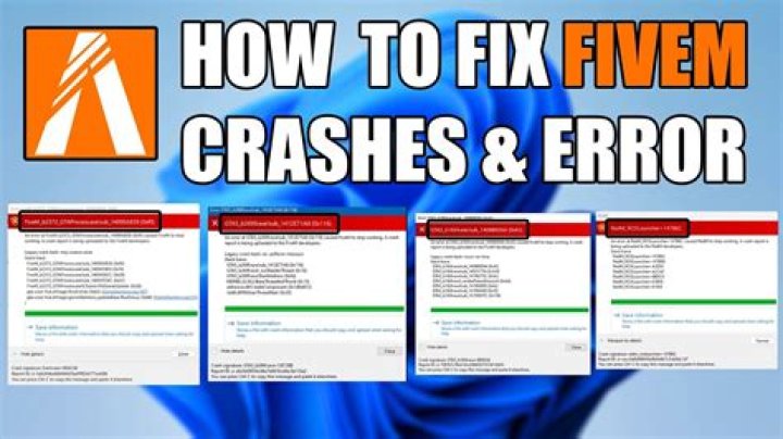 How to Fix / Solve FiveM Crashing - SarkariResult