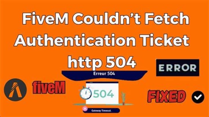 How to Fix / Solve FiveM Requesting Authentication Ticket or FiveM Couldnt Fetch Authentication Ticket - SarkariResult