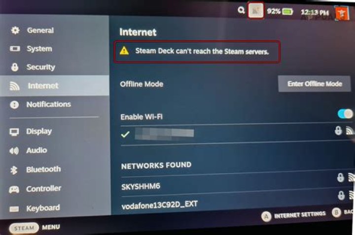 How To Fix / Solve: Steam Deck Can’t Reach The Steam Servers - SarkariResult
