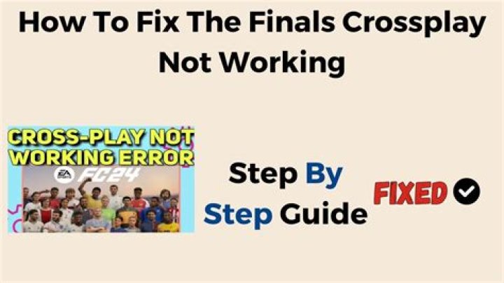How To Fix The Finals Crossplay Not Working? - SarkariResult