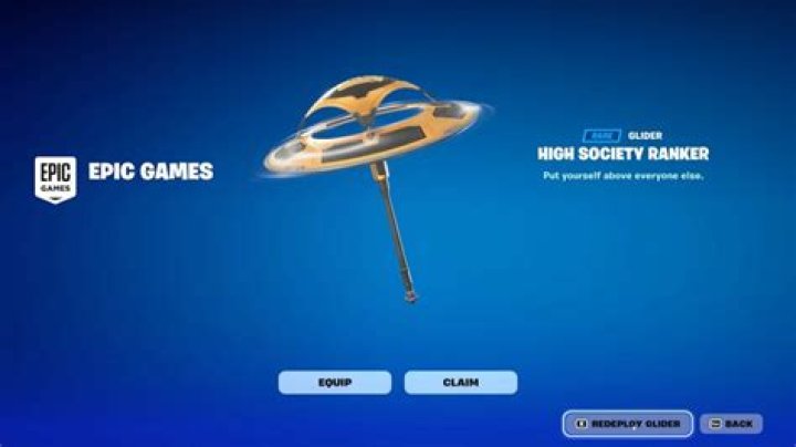 How to Get High Society Ranker Glider for Free in Fortnite? - SarkariResult