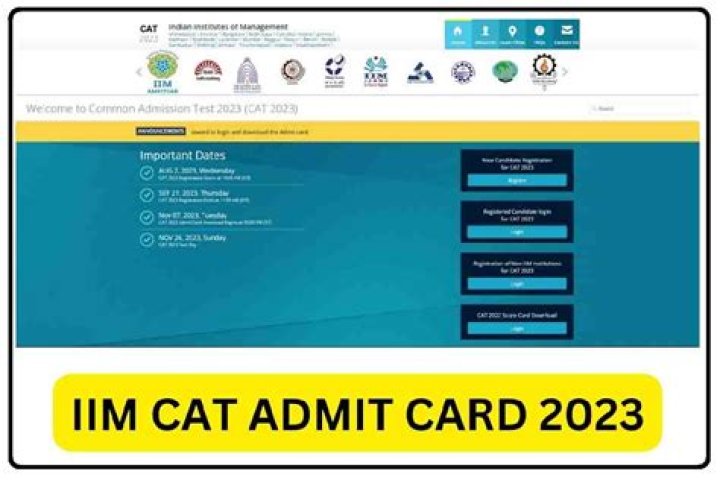 IIM CAT Admit Card 2023 : जारी, यहाँ करें डाउनलोड