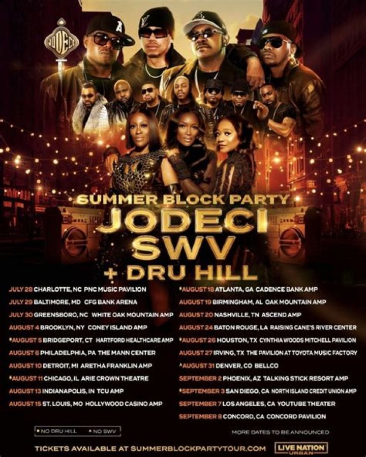 Jodeci 2023 Tour Dates & Concert Schedule : Presale Codes for Jodeci - SarkariResult