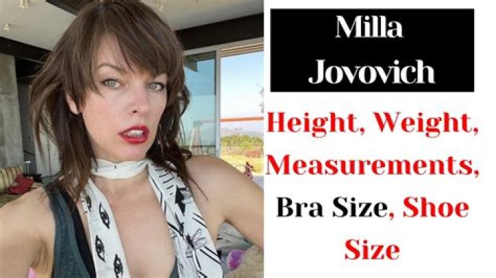 Milla Jovovich Height, Weight, Measurements, Bra Size, Shoe Size
