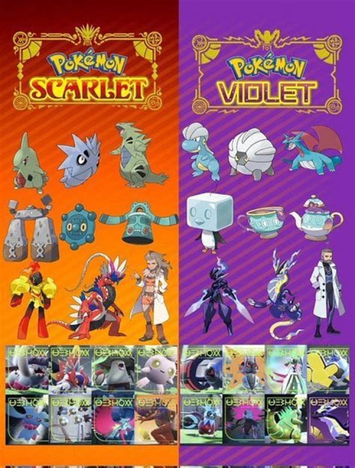 Pokemon Scarlet and Violet: All Version Exclusives List, Explore All - SarkariResult