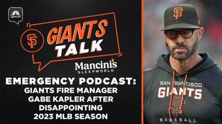 San Francisco Giants Fire Jewish Manager Gabe Kapler After Disappointing Season - SarkariResult