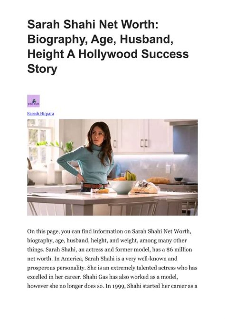 Sarah Shahi Net Worth: Details About Movie, Home, Age, Assets, Salary - SarkariResult