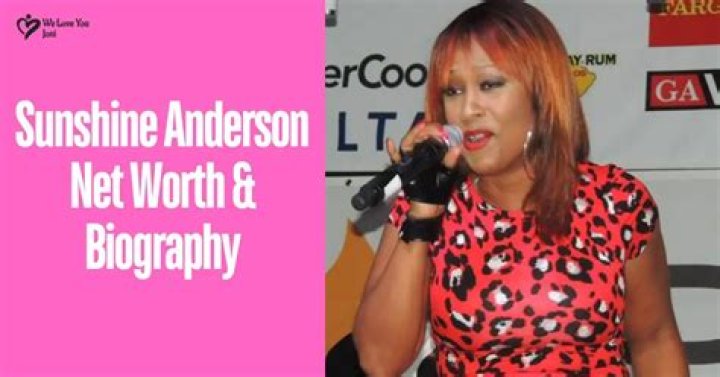 Sunshine Anderson Net Worth