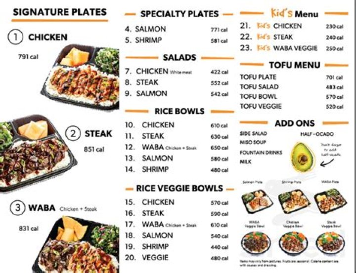 WaBa Grill Menu and Prices - SarkariResult